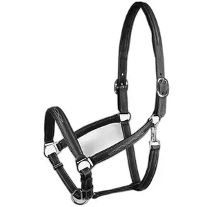 Cavezza in cuoio morbido per cavalli Horze Warren image-0