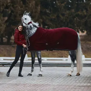 Horse halter with fleece padding Horze Kiel image-3