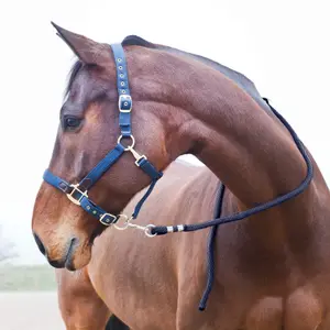 Cordón con mosquetón antipánico para caballos Horze image-1