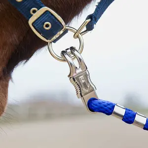 Lanyard with anti-panic carabiner for horses Horze image-2
