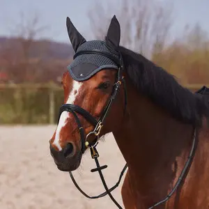 Anti-fly cooling horse cap Horze image-1