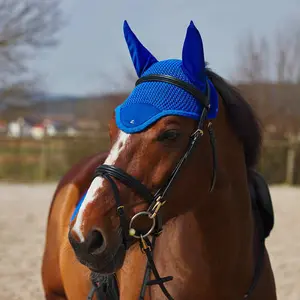 Anti-fly cooling horse cap Horze image-1