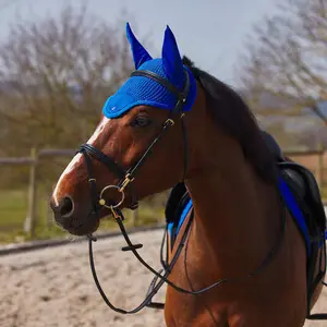 Anti-fly cooling horse cap Horze image-2