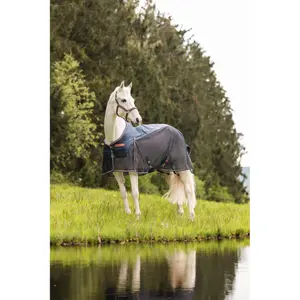 Mesh and lightweight wool horse blanket Horze Nevada image-1