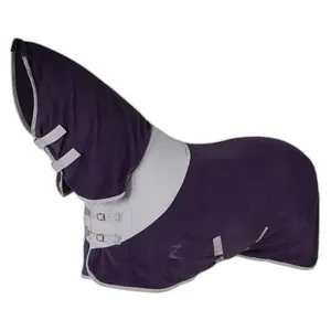 Manta equitación de vellón con cubrecuello equitación Horze Turin image-0