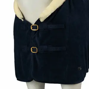 Fleece Blanket with fur neckline Horze Lincoln image-1