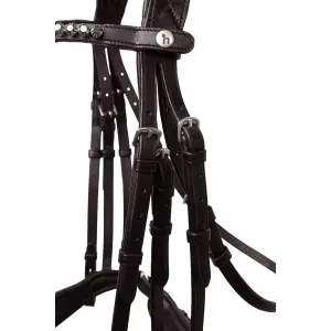 Bitless bridle for horses Horze Glamourdale Weymouth image-1
