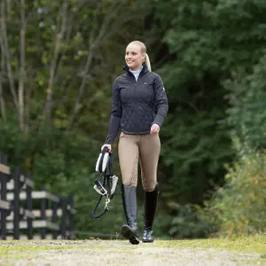 Leichte gesteppte Daunenjacke für Frauen Horze Zoe image-1