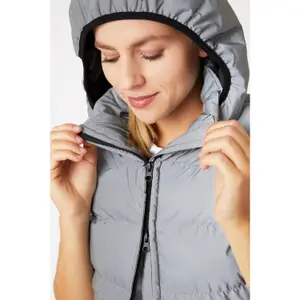 Women's reflective padded sleeveless riding vest Horze image-3