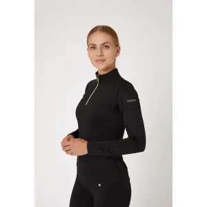 Polo manches longues d'équitation fonctionnel femme Horze Luminox image-1