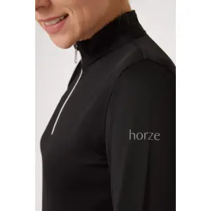 Polo manches longues d'équitation fonctionnel femme Horze Luminox image-3