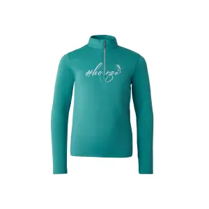 Sweatshirt équitation fille Horze Cosma image-0