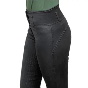 Pantaloni da equitazione full grip da donna Horze Daniela image-4