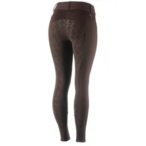 Calças de equitação térmica full grip para mulheres Horze Mia image-1