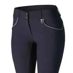 Γυναικείο παντελόνι ιππασίας ψηλής μέσης mid grip Horze Aubrey image-2