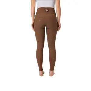 Pantalon équitation full grip et taille haute femme Horze Désirée image-2