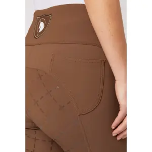 Pantalon équitation full grip et taille haute femme Horze Désirée image-6