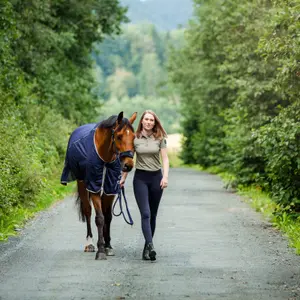 Legging full-bottom riding suit with silicone for women Horze Madison image-1