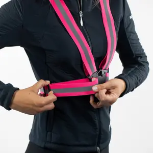 Chaleco de equitación ajustable con bandas reflectantes Horze Adjustable image-1