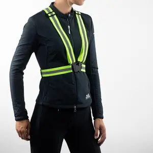 Adjustable riding vest with reflective stripes Horze Adjustable image-0
