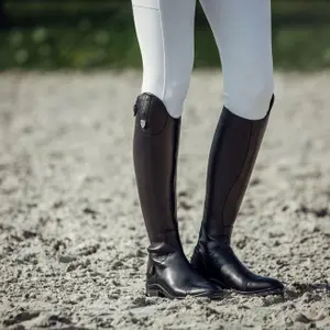 Bottes d'équitation en cuir femme Horze Duvall image-1