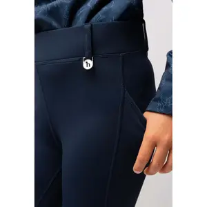 Ridebukser med fuldt greb til piger Horze Dea image-3