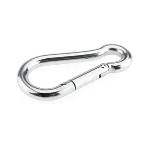 Fireman's carabiner Horze 8 cm image-0