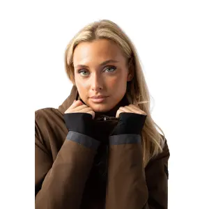 Chaqueta de equitación con capucha para mujer Horze Jadine image-5