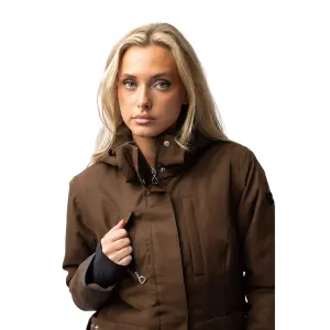 Chaqueta de equitación con capucha para mujer Horze Jadine image-6