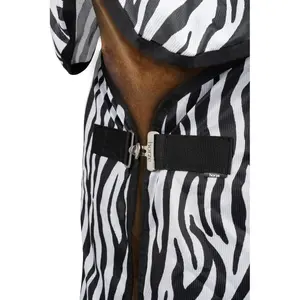 Fliegendecke für Pferde mit Fransen Horze Defender image-3