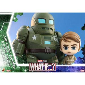 Statuetta da collezione Hot Toys What If...? figurines Cosbaby Hydra Stomper & Steve Rogers image-2