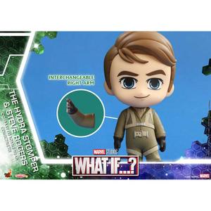Statuetta da collezione Hot Toys What If...? figurines Cosbaby Hydra Stomper & Steve Rogers image-5