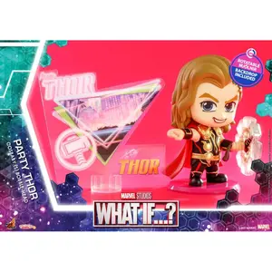 Collectible figurine Hot Toys What If...? Cosbaby Party Thor image-1