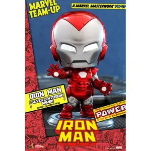 Collectible figurine Hot Toys Marvel Comics Cosbaby Iron Man Silver Centurion Armor image-0