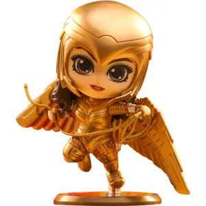 Collectible figurine Hot Toys Wonder Woman 1984 Cosbaby Golden Armor Flying image-0