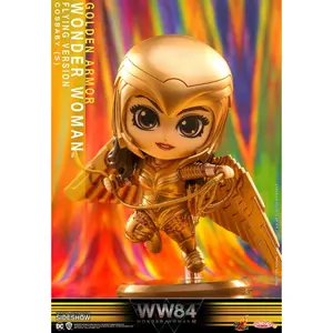 Collectible figurine Hot Toys Wonder Woman 1984 Cosbaby Golden Armor Flying image-1