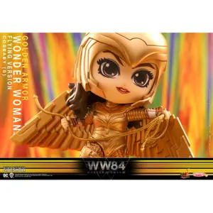 Collectible figurine Hot Toys Wonder Woman 1984 Cosbaby Golden Armor Flying image-3
