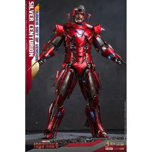 Sammlerfigur Hot Toys Iron Man 3 Movie Masterpiece 1/6 Silver Centurion image-4