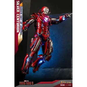 Sammlerfigur Hot Toys Iron Man 3 Movie Masterpiece 1/6 Silver Centurion image-6