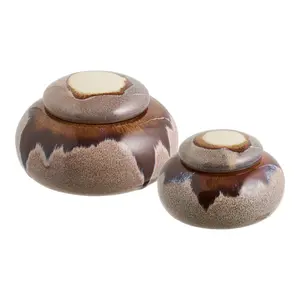 Decorative Jar Objects House Nordic (x2)