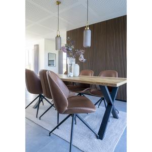 Chaise de salle à manger avec pivotant avec pieds noirs House Nordic Monte Carlo image-4