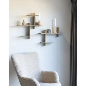 Τοίχινη ράφια, πεύκο House Nordic Ovada image-1