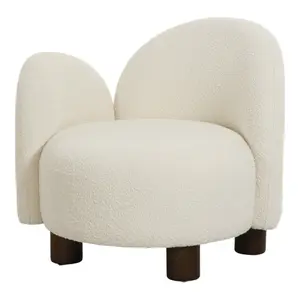 Curly lounge chair, right, round House Nordic Honolulu image-0