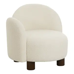 Curly lounge chair, right, round House Nordic Honolulu image-1