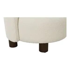 Curly lounge chair, right, round House Nordic Honolulu image-6