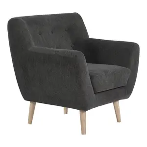 Armchair with natural wood legs House Nordic Monte image-2