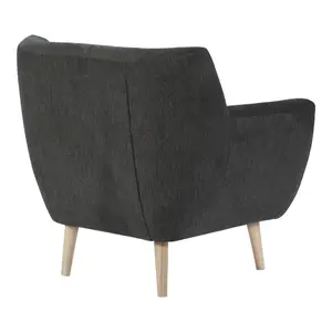 Armchair with natural wood legs House Nordic Monte image-3