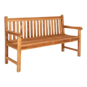 Ξύλινος πάγκος από teak House Nordic Cabo image-1