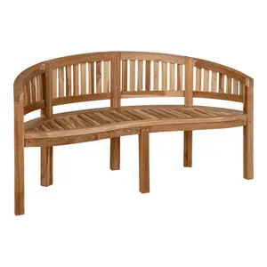 Ξύλινος πάγκος από teak House Nordic Boca Banan image-3