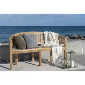Ξύλινος πάγκος από teak House Nordic Boca Banan image-1